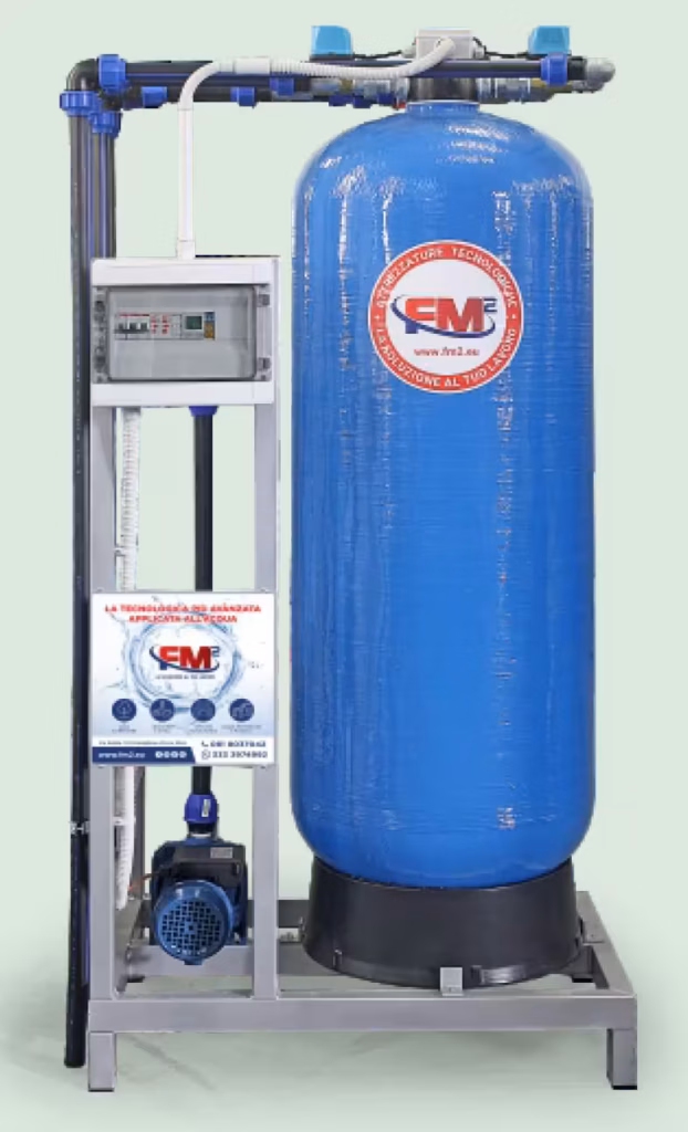 Depuratore acqua Depur MF 21 Mono, sistema monofase per trattamento acqua autolavaggio professionale e self service