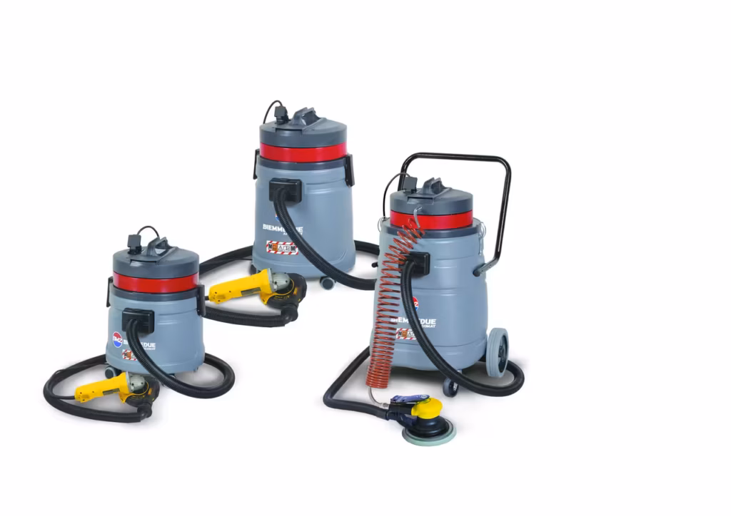 Aspiratore professionale classe M BM2 MRC per elettroutensili con scuotifiltro automatico e filtro a cartuccia per polveri pe