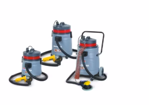 Aspiratore professionale classe M BM2 MRC per elettroutensili con scuotifiltro automatico e filtro a cartuccia per polveri pe