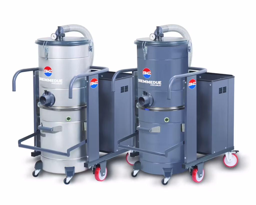 Aspiratori industriali professionali TCX e TCXV con turbine ad alte prestazioni per polveri e liquidi in officine e cantieri