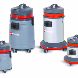 Aspiratori professionali SP 30-45 e SM 25-40 a 1 motore per aspirazione polveri e liquidi con serbatoio e accessori