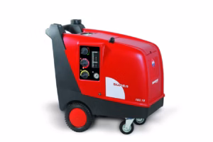 Idropulitrice professionale ad acqua calda Super BM2 con caldaia ad alta efficienza e pompa a pistoni ceramici