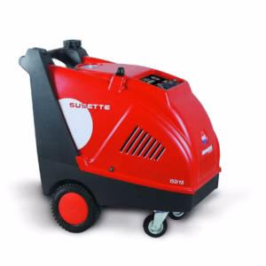 Idropulitrice professionale ad acqua calda Susette BM2 con caldaia ad alto rendimento per autolavaggi e pulizia industriale