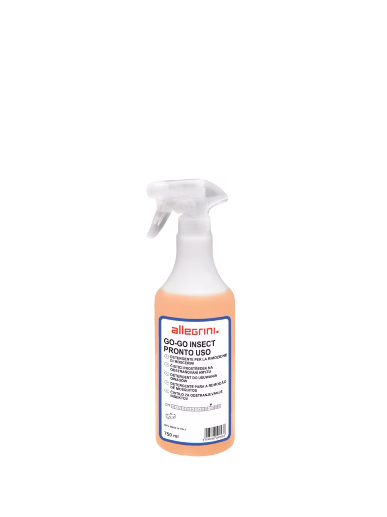 Flacone spray rimuovi insetti auto pronto uso 750ml per eliminare residui insetti da carrozzeria e vetri