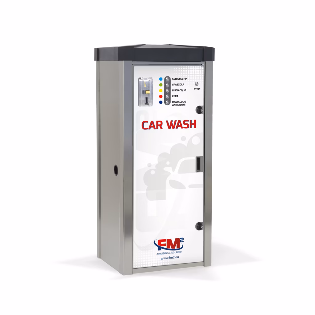 Pista autolavaggio self service 5 programmi professionale per impianti car wash venduta da FM2 Italia