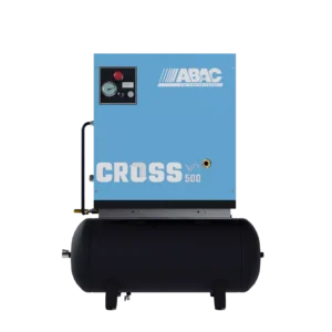 Compressore a vite professionale Cross 500 silenzioso ed efficiente per carrozzerie e autolavaggi venduto da FM2