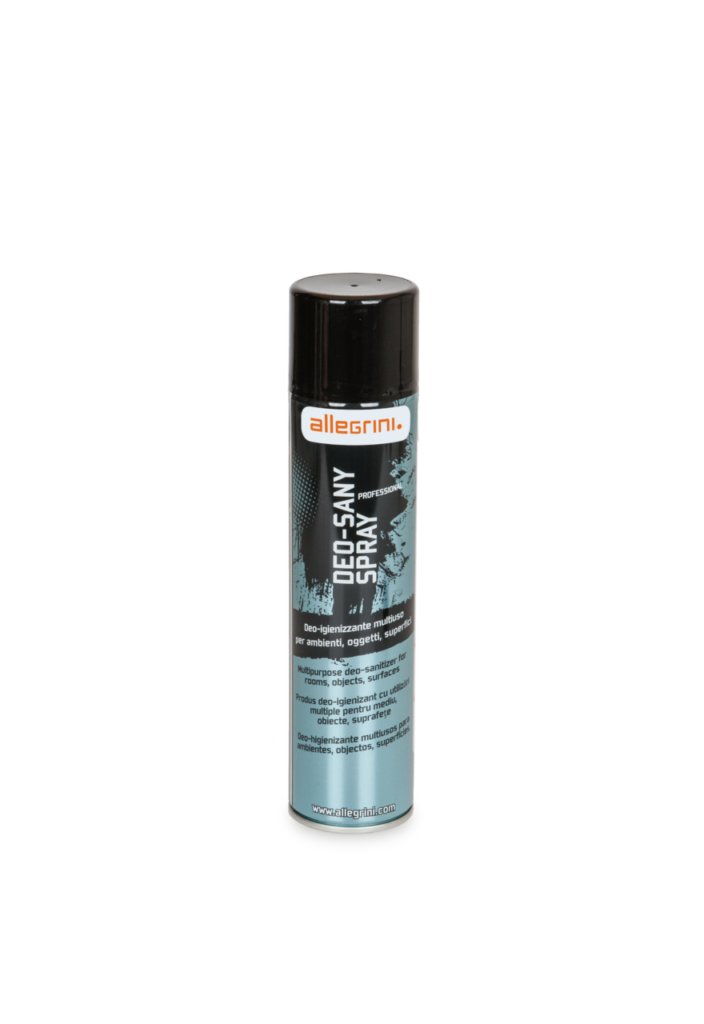 Deo Sany Spray deodorante multiuso per ambienti Allegrini bomboletta spray professionale per sanificazione aria FM2