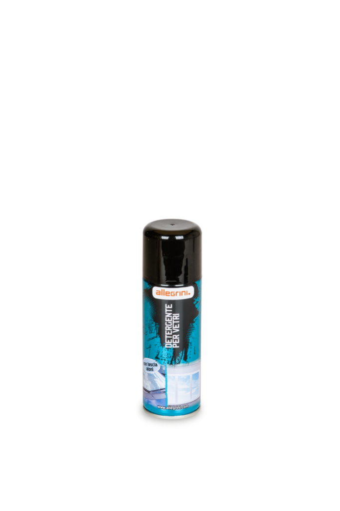 Detergente Vetri Spray Allegrini flacone con erogatore per pulizia vetri e superfici lucide uso professionale FM2