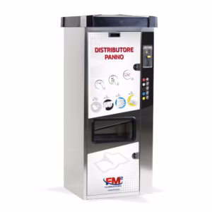 Distributore panni autolavaggio RDC FM2 per erogazione automatica panni asciugatura in impianti self service