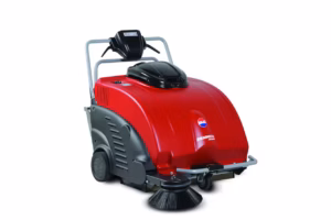 Spazzatrice motorizzata professionale Dusty 850 per pulizia industriale pavimenti autolavaggi e aree esterne