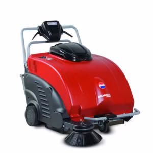 Spazzatrice motorizzata professionale Dusty 850 per pulizia industriale pavimenti autolavaggi e aree esterne