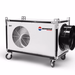 Generatori aria calda elettrici mobili con ventilatore centrifugo per edilizia ed eventi venduti da FM2