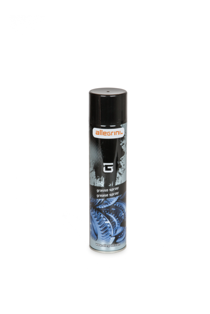 G1 Grasso Spray Allegrini lubrificante professionale in bomboletta per manutenzione industriale e meccanica FM2