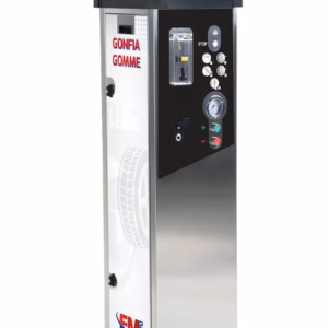 Gonfiagomme professionale autolavaggio 2 LTI per stazioni self service venduto da FM2 con manometro integrato