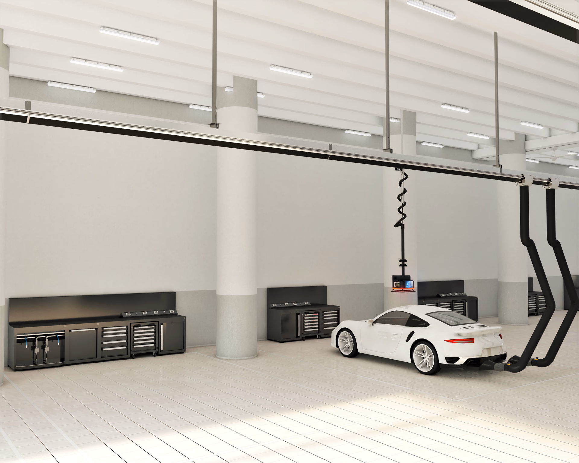 Impianto aspirazione gas automotive FM2