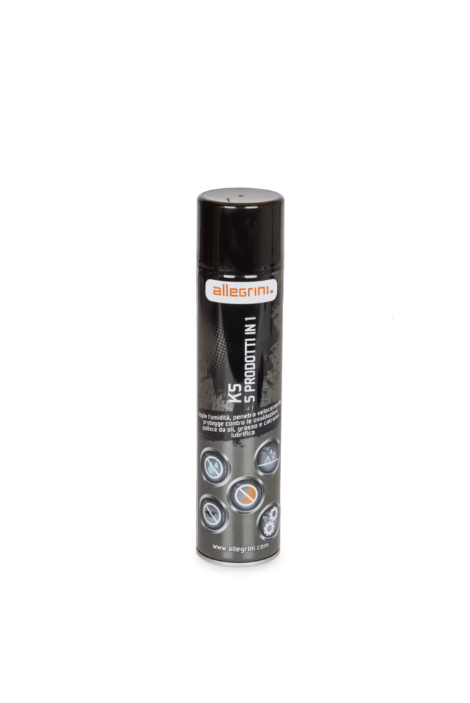 Sbloccante multiuso spray K5 per svitare bulloni arrugginiti e lubrificare meccanismi, venduto da FM2