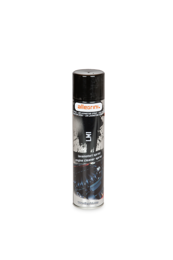 LM1 Spray lavamotori Allegrini detergente professionale per pulizia motori auto e macchinari industriali FM2