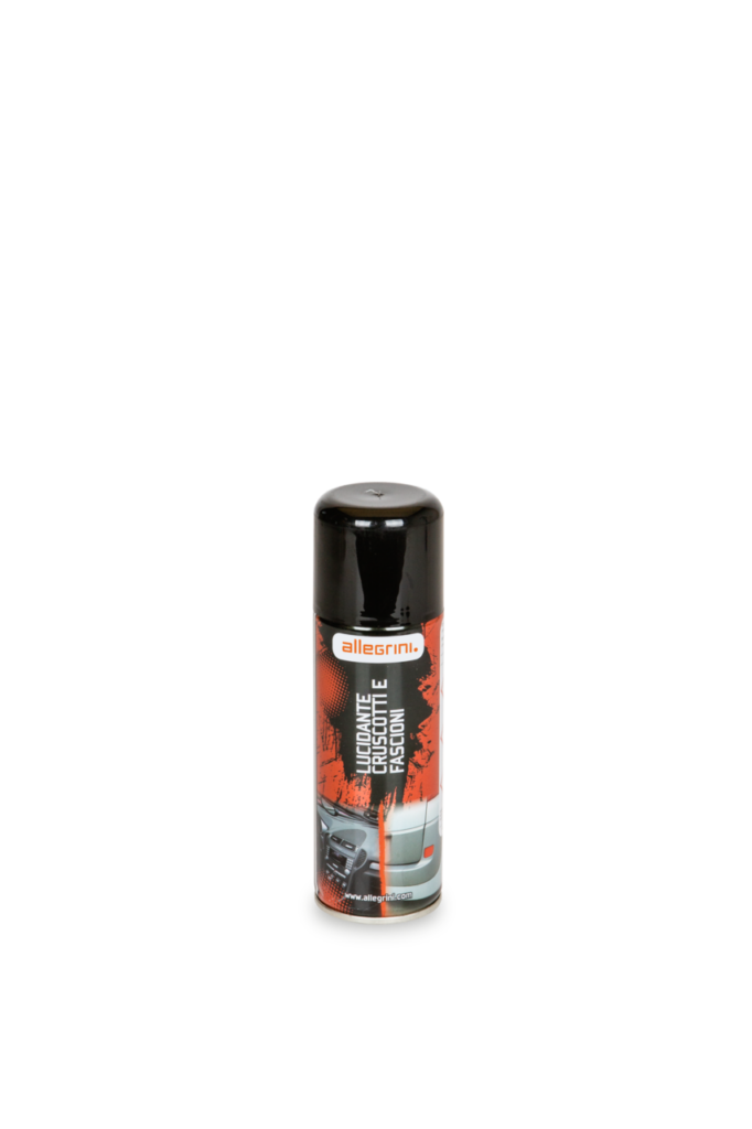 Lucidante cruscotti e fascioni Allegrini spray professionale per pulizia interni auto plastiche e superfici lucide