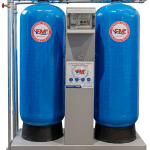 Impianto affinamento acque reflue MF 16 con filtri a quarzite e carboni attivi per autolavaggi professionali