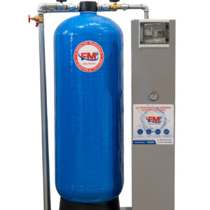 Impianto affinamento acque reflue MF 21 MONO con filtri carboni attivi e quarzite per autolavaggi professionali
