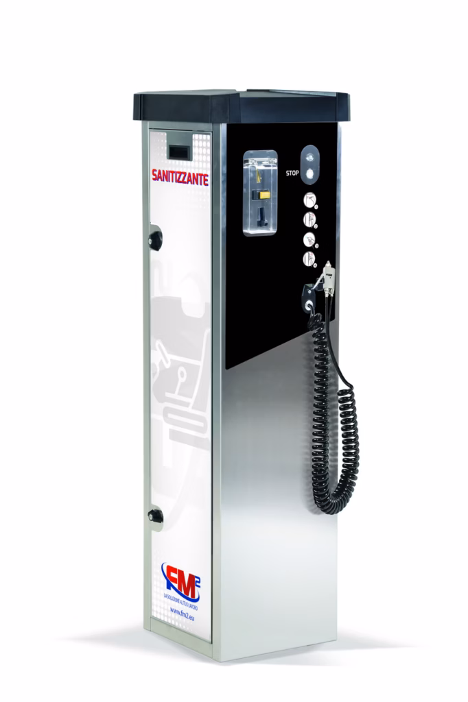 Sanitizzante autolavaggio professionale LD1 SANISPRAY per igienizzazione impianti self service venduto da FM2