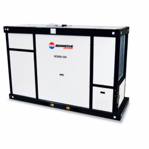 Generatore aria calda combustione indiretta a basamento con ventilatore centrifugo per riscaldamento professionale
