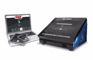 Sistemi di controllo CWE CONNECT per autolavaggio self service, pannello di gestione digitale venduto da FM2