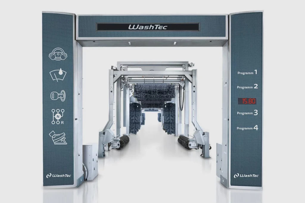Autolavaggio a tunnel SoftLine2 professionale con spazzole rotanti per impianti self service e stazioni di lavaggio auto