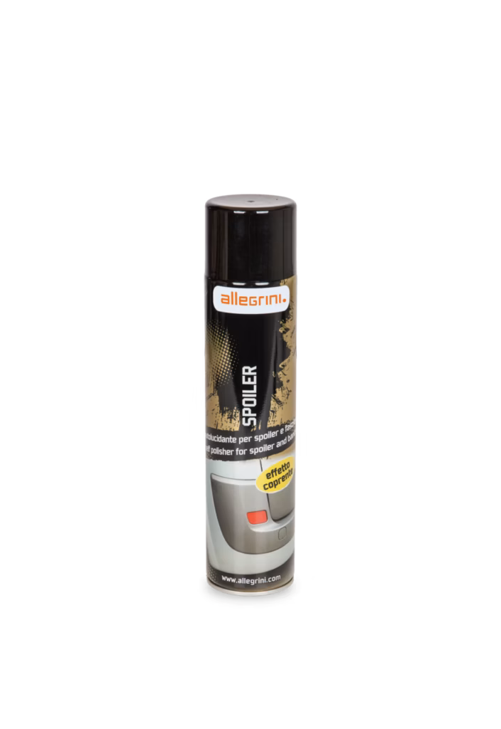 Autolucidante spray spoiler e fascioni per carrozzeria auto, flacone professionale per autolavaggio venduto da FM2